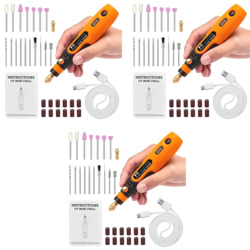 Verilux® 96PCS Mini Kit USB Rechargeable 3 Speed Small Drill for Craft Engraving Polishing Grinding Cleaning Verilux® 96PCS Mini Kit USB Rechargeable 3 Speed Small Drill for Craft Engraving Polishing Grinding Cleaning